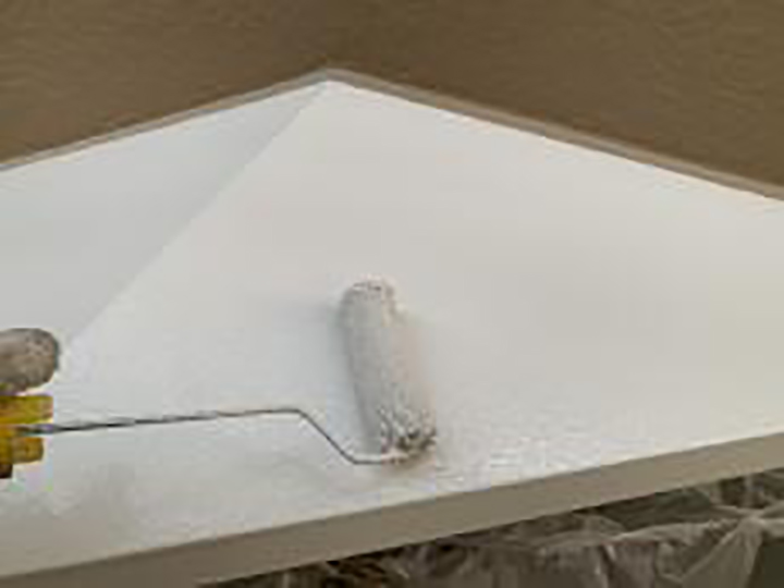 出窓天端仕上げ2回目です。