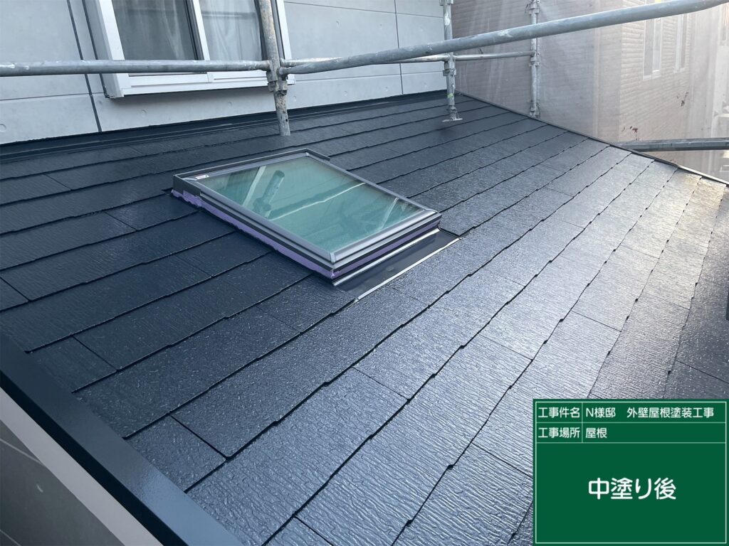 中塗り後です。