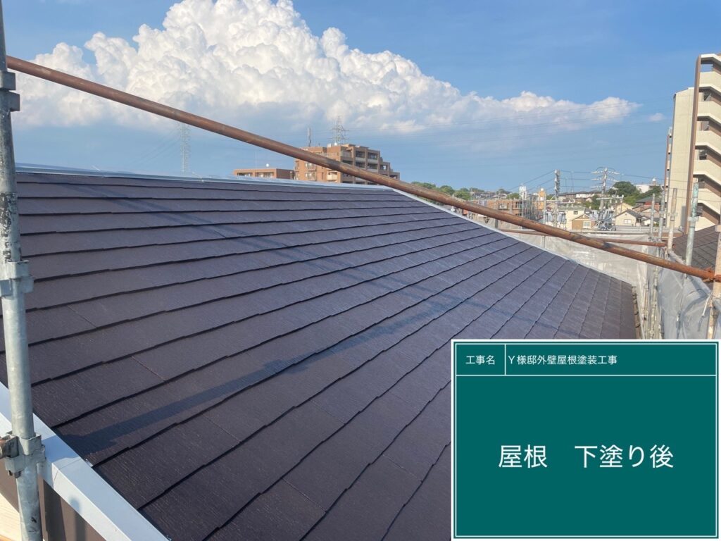 下塗り後です。