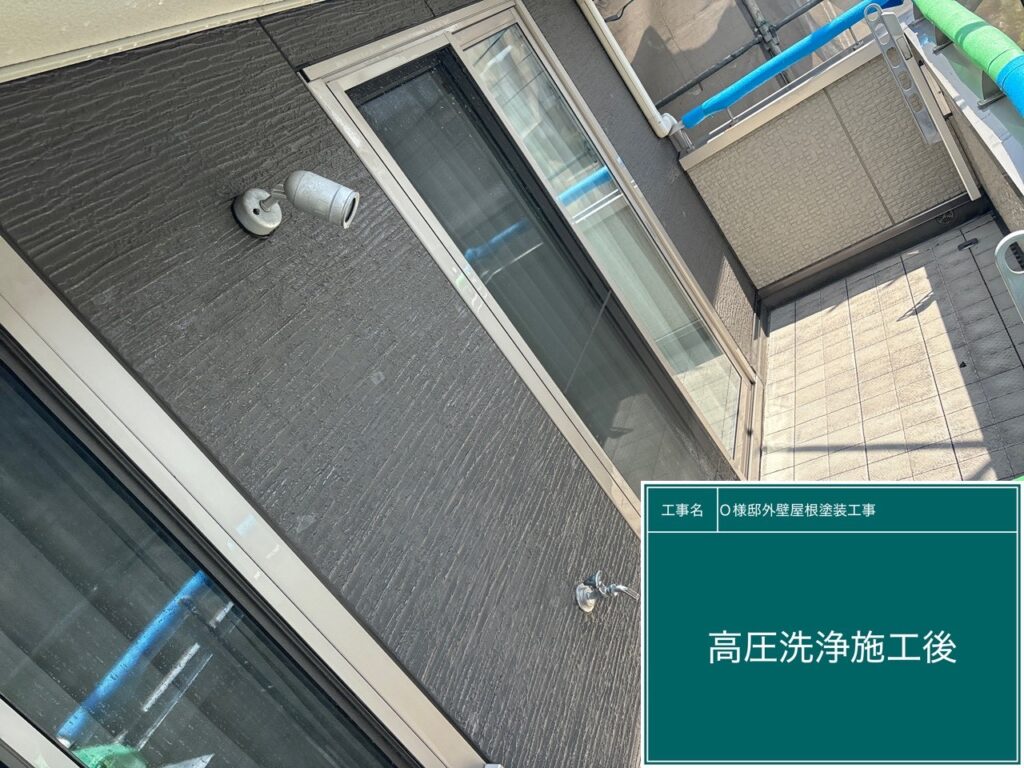 2F外壁バイオ洗浄